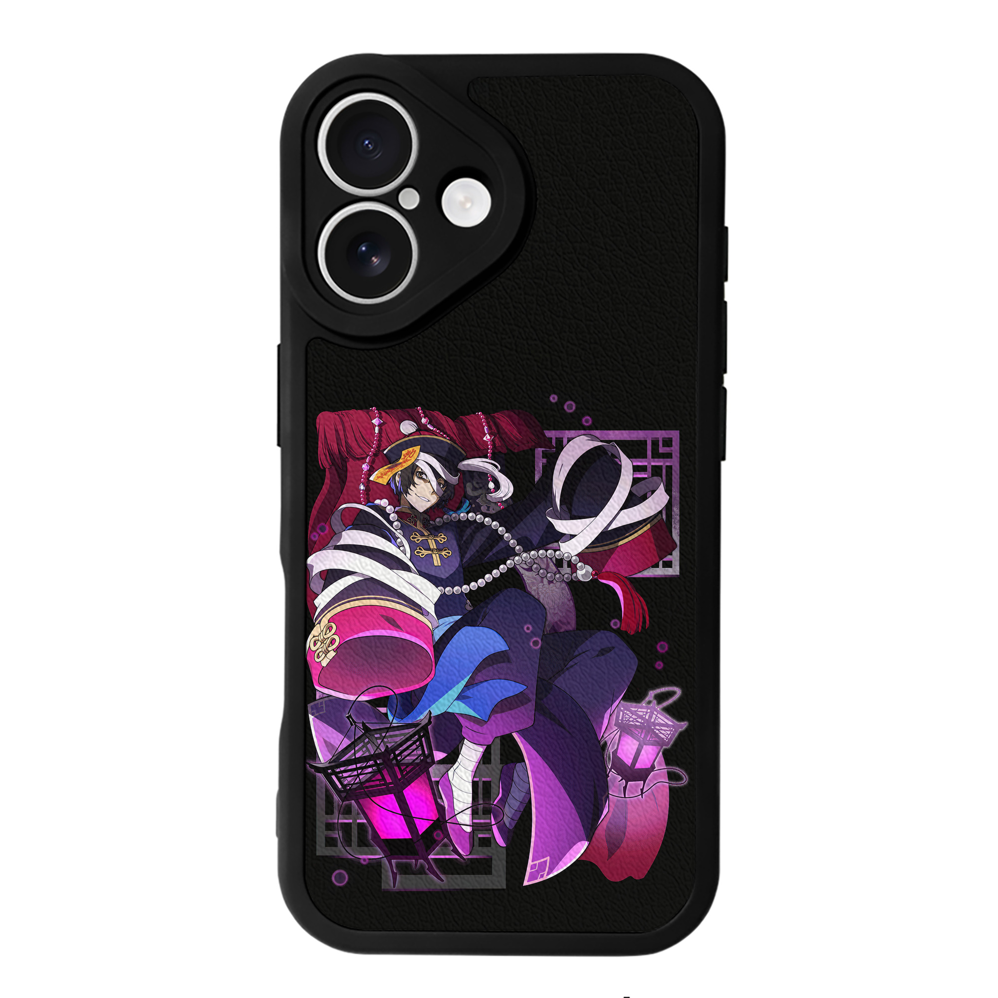 （画像用） 文豪ストレイドッグス Bungo Stray Dogs 【iPhone 16シリーズ対応】シリコンスマホケース（レザー調） 材質：シリコン